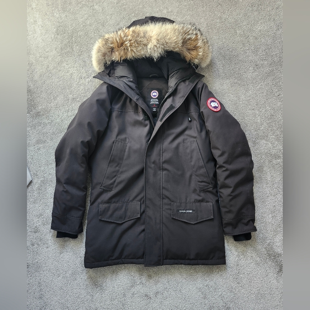 Mens Canada Goose Langford Parka - Fusion Black size Large